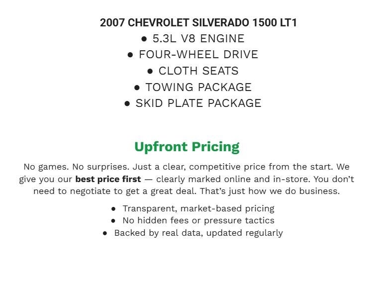 2007 Chevrolet Silverado 1500 LT LT1