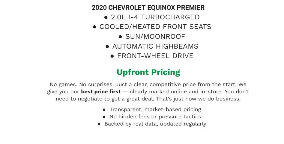 2020 Chevrolet Equinox Premier