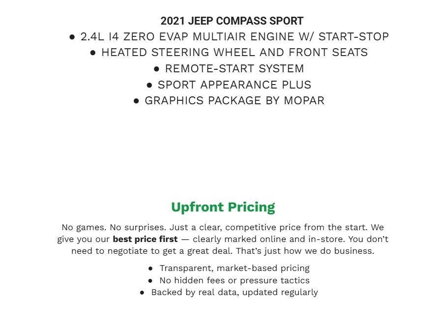 2021 Jeep Compass Sport 4x4