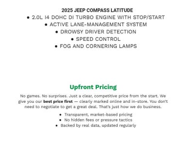 2025 Jeep Compass Latitude 4x4