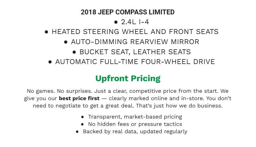2018 Jeep Compass Limited