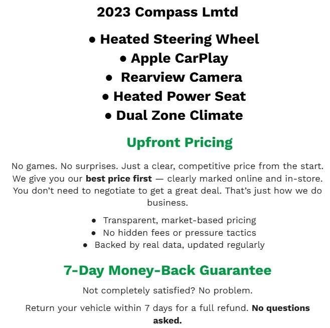 2023 Jeep Compass Limited 4x4