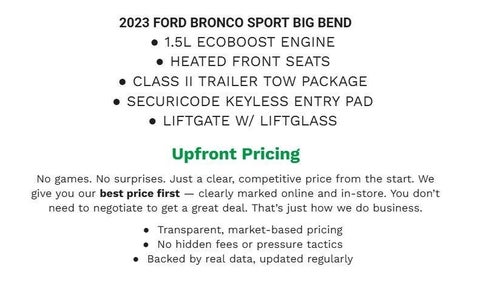 2023 Ford Bronco Sport Big Bend