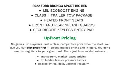 2022 Ford Bronco Sport Big Bend