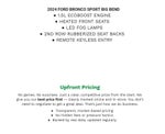 2024 Ford Bronco Sport Big Bend 4x4
