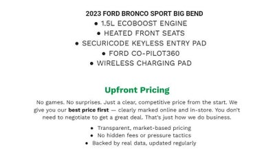 2023 Ford Bronco Sport Big Bend