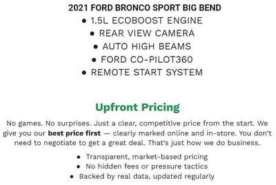 2021 Ford Bronco Sport Big Bend 4x4