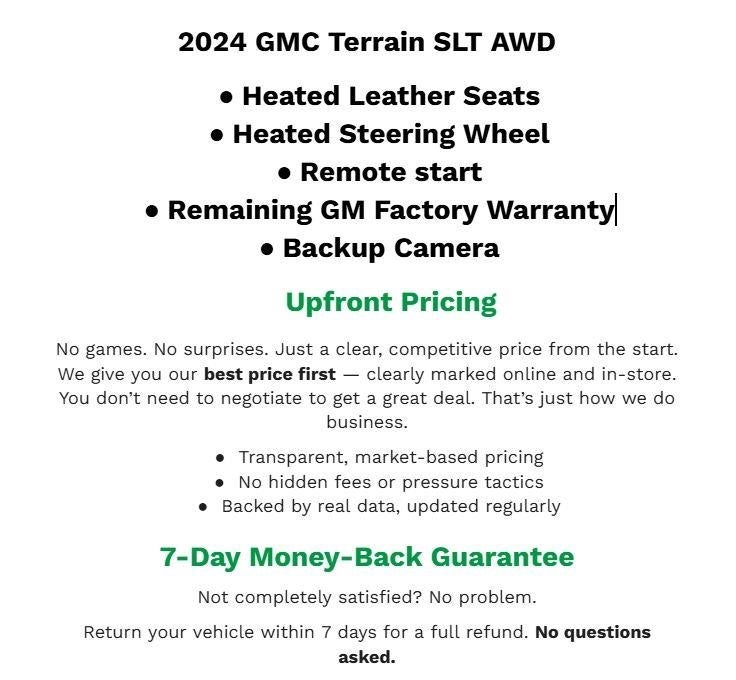 2024 GMC Terrain AWD 4dr SLT