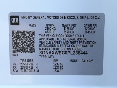 2023 Chevrolet Equinox AWD 4dr RS