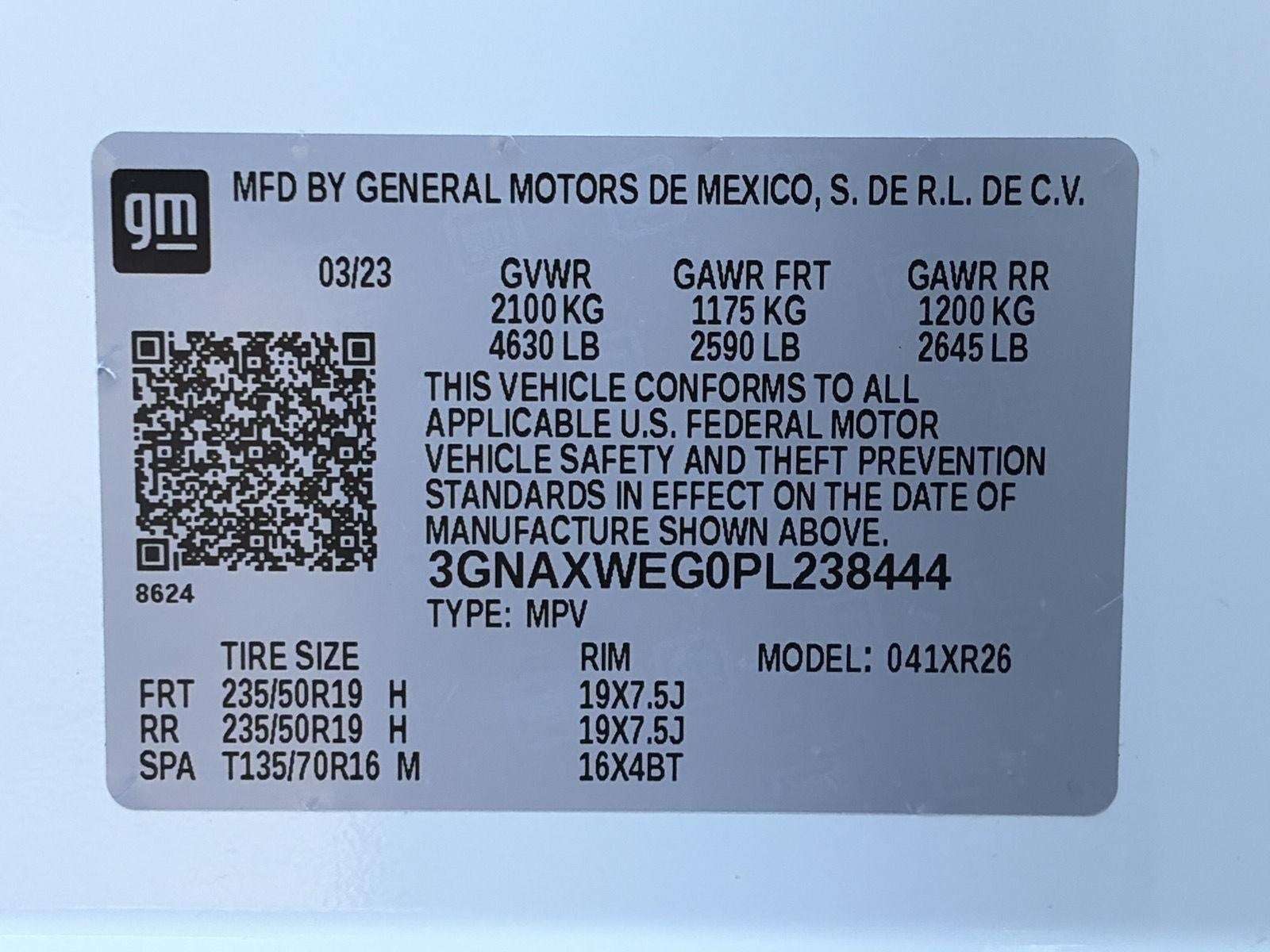 2023 Chevrolet Equinox AWD 4dr RS