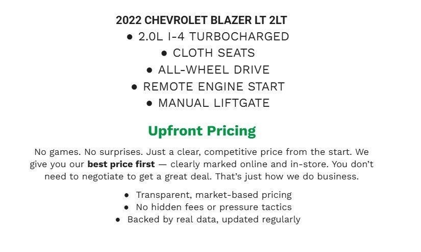 2022 Chevrolet Blazer LT