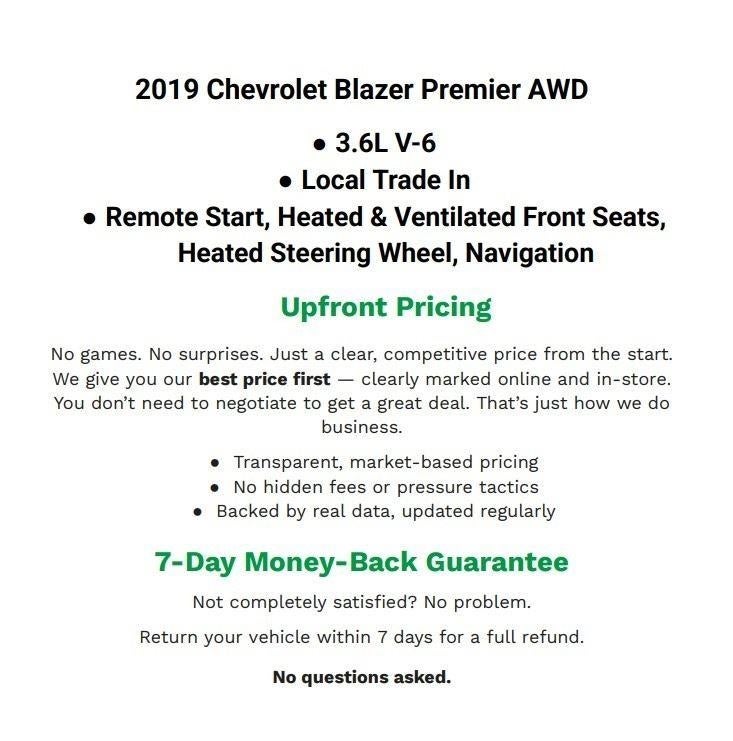 2019 Chevrolet Blazer AWD 4dr Premier