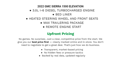 2022 GMC Sierra 1500 Elevation