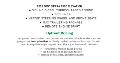 2022 GMC Sierra 1500 Elevation