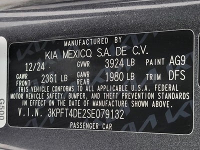 2025 Kia K4 LXS FWD