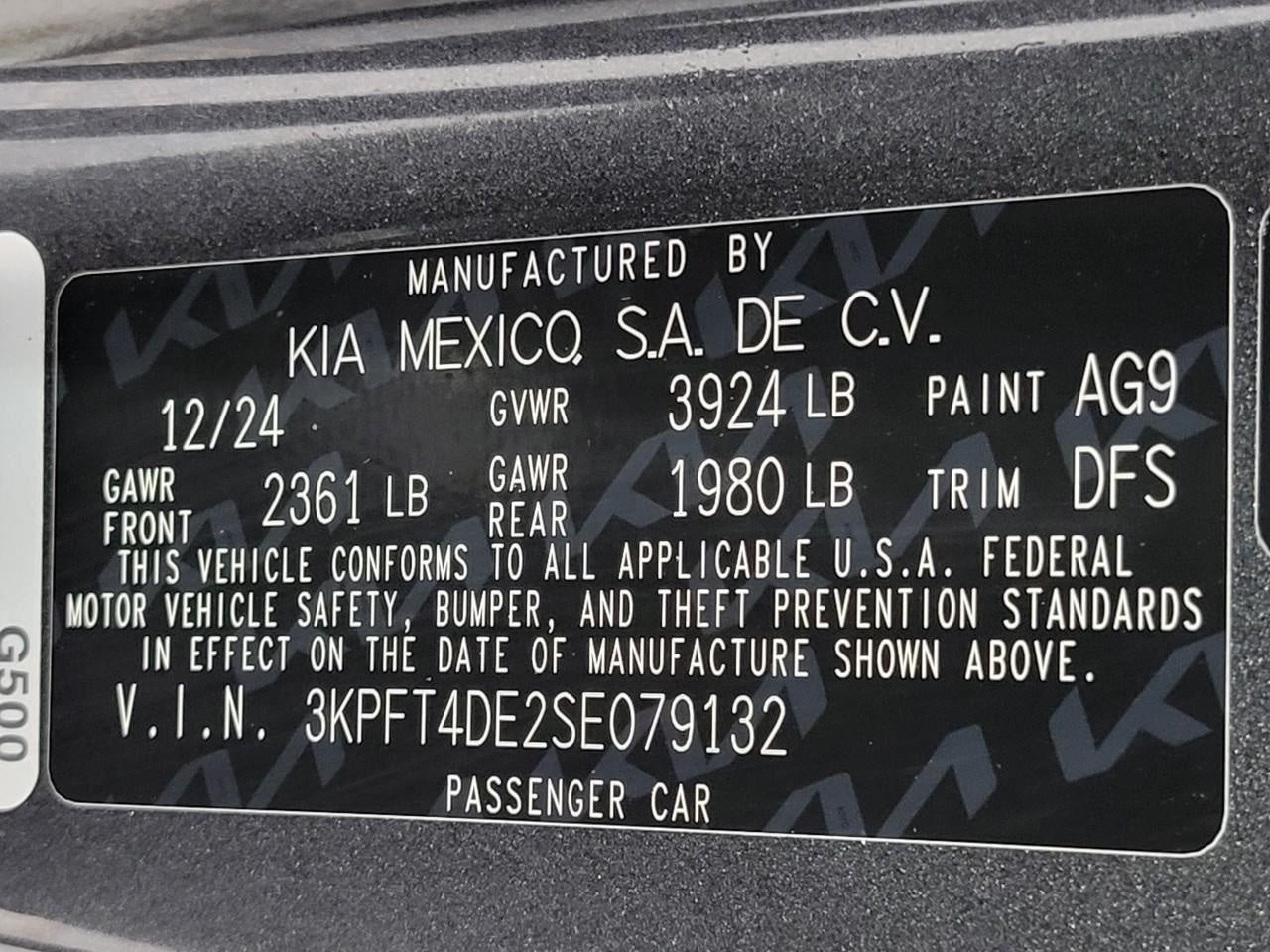 2025 Kia K4 LXS FWD