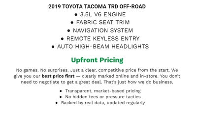 2019 Toyota Tacoma TRD Off-Road V6