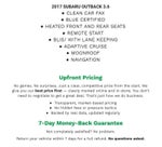 2017 Subaru Outback 3.6R Touring