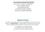 2025 Subaru Outback Onyx Edition AWD