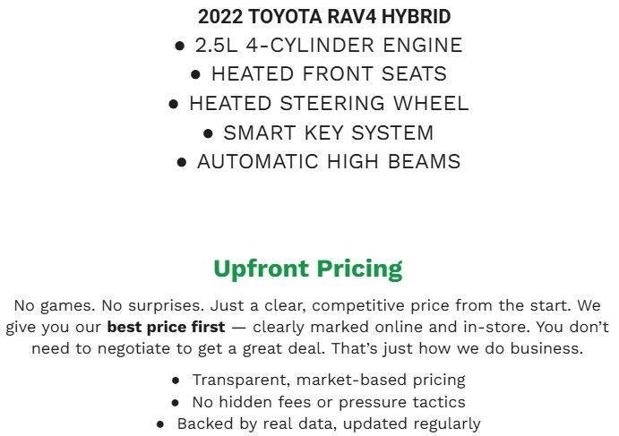 2022 Toyota RAV4 Hybrid XLE Premium AWD