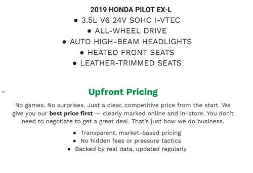 2019 Honda Pilot EX-L