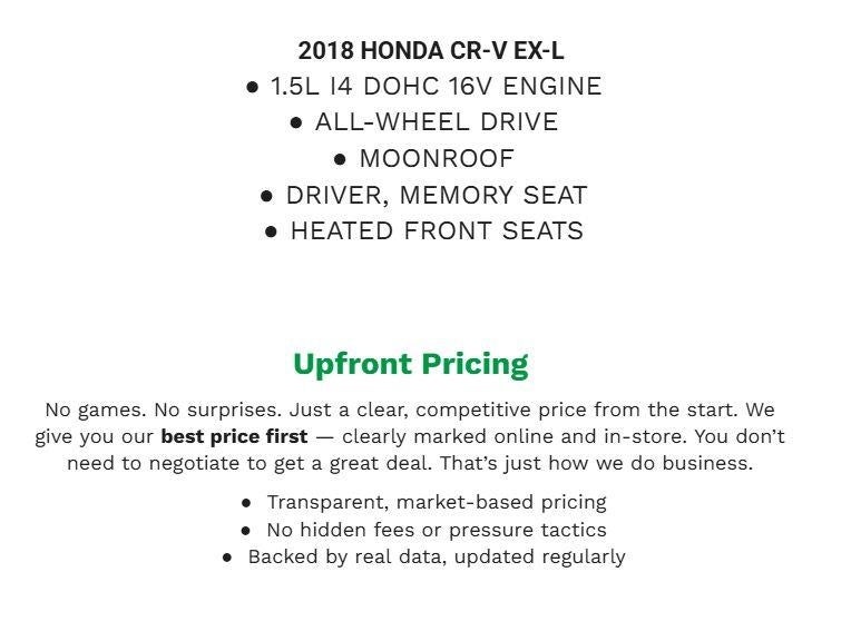 2018 Honda CR-V EX-L AWD
