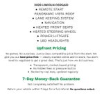 2020 Lincoln Corsair Reserve