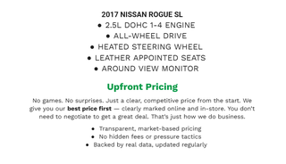 2017 Nissan Rogue SL