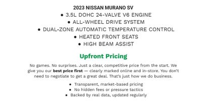 2023 Nissan Murano SV