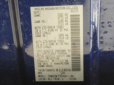 2025 Nissan Rogue SV