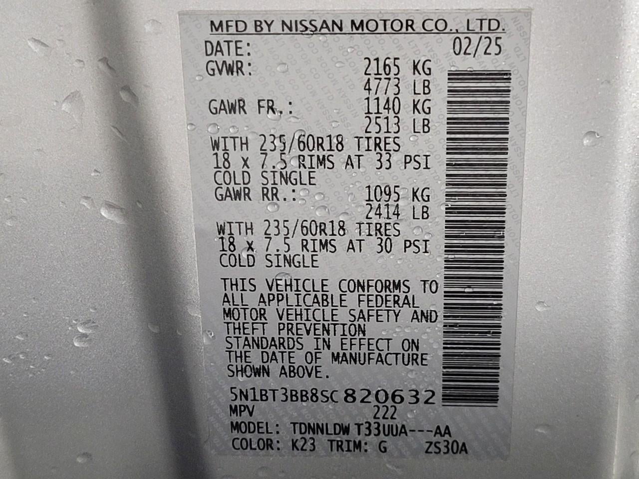 2025 Nissan Rogue SV