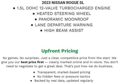 2023 Nissan Rogue AWD SL