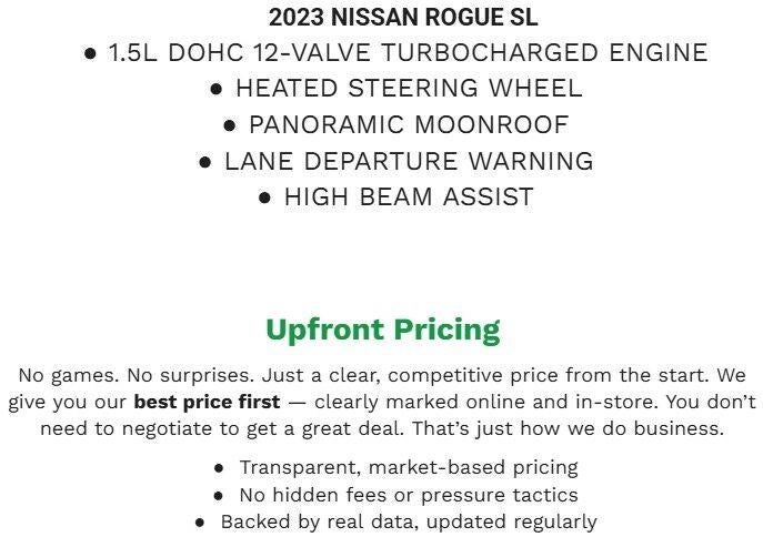 2023 Nissan Rogue AWD SL
