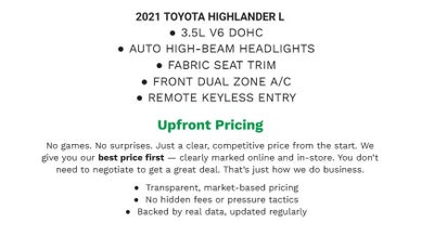 2021 Toyota Highlander L