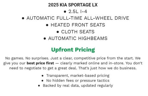 2025 Kia Sportage LX