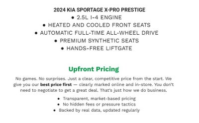 2024 Kia Sportage X-Pro Prestige