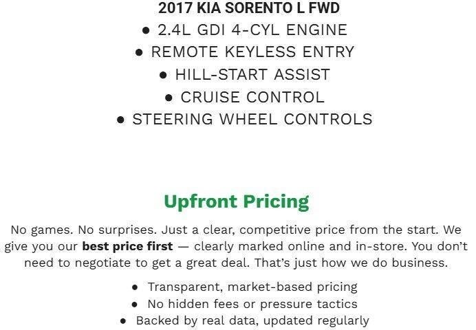 2017 Kia Sorento LX FWD