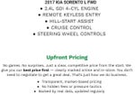 2017 Kia Sorento LX FWD