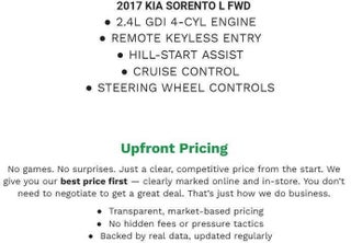 2017 Kia Sorento LX FWD