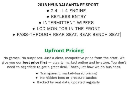 2018 Hyundai Santa Fe Sport 2.4L Auto AWD