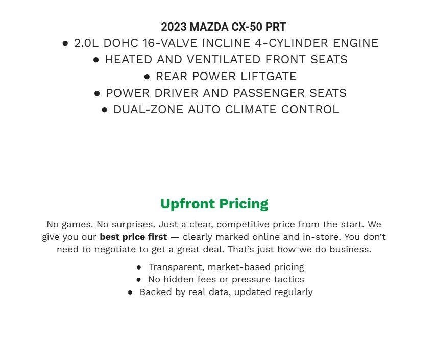 2023 Mazda Mazda CX-50 2.5 Turbo Premium Package AWD