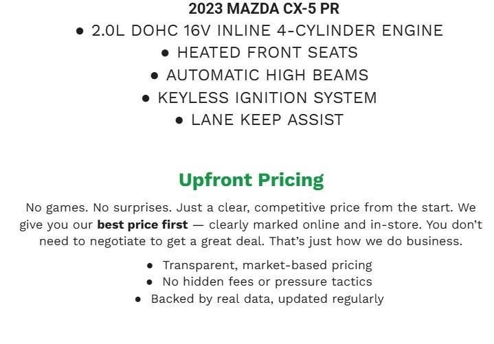 2023 Mazda Mazda CX-5 2.5 S Premium Package AWD
