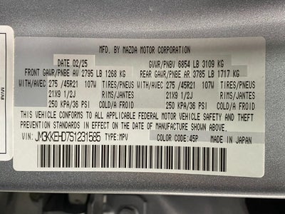 2025 Mazda Mazda CX-90 3.3 Turbo Premium Plus Package