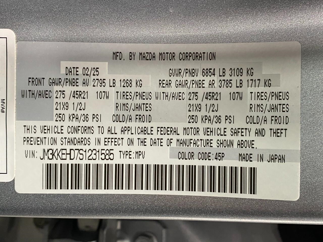 2025 Mazda Mazda CX-90 3.3 Turbo Premium Plus Package