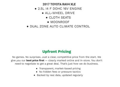 2017 Toyota RAV4 XLE AWD