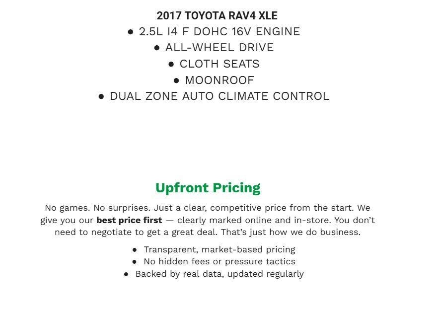 2017 Toyota RAV4 XLE AWD