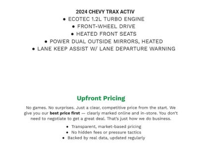 2024 Chevrolet Trax FWD 4dr ACTIV
