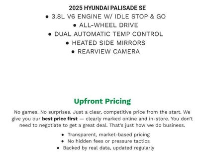 2025 Hyundai Palisade SE AWD
