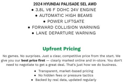 2024 Hyundai Palisade SEL 7P AWD