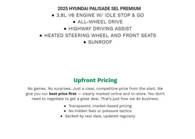 2025 Hyundai Palisade SEL Premium 8P AWD